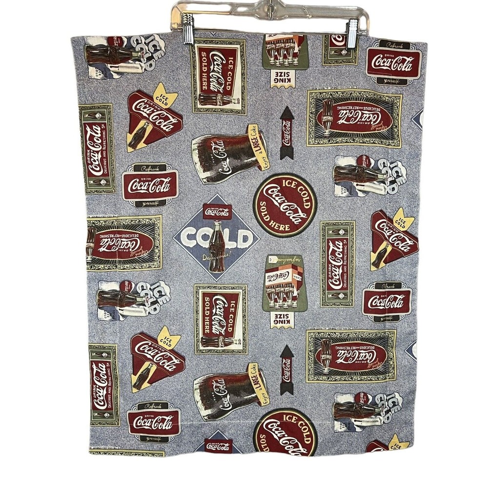 Vintage Coca Cola Coke King Size Pillow Case Sham‎ 30” X 24” Made In Canada